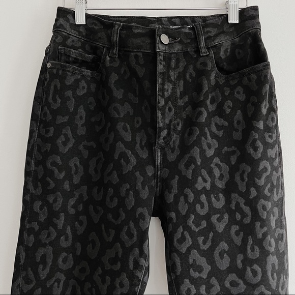 Anthropologie DL1961 Farrow Ankle Leopard High-Rise Instasculpt Skinny Jean 31 - Picture 8 of 14